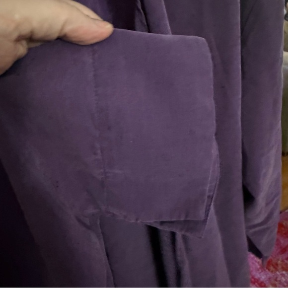 Coldwater Creek Womens Plum Purple Open Front Cardigan Blouse 3X Modal - Picture 5 of 5